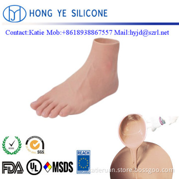 1: 1 FDA Grade Soft Skin Safe Silicone Rubber for artificial limbs